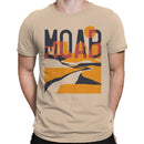 Moab Desert Sunset Illustration Men's T-shirt