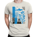 Shark and Octopus Ocean Scene Men's T-shirt