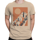 Mediterranean Village Sunset Men's T-shirt