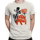 Tortoise with Flower Men's T-shirt