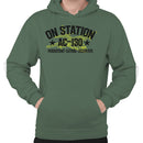 Men's Hoodie - On Station AC-130 Lethal Accurate