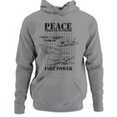 Peace Through Superior Fire Power Men's Hoodie