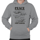 Peace Through Superior Fire Power Men's Hoodie