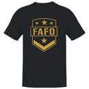 FAFO Badge Military Emblem Men's T-shirt