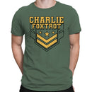Charlie Foxtrot Military Chevron Stars Men's T-shirt