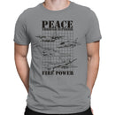 Peace Through Superior Fire Power Men's T-shirt