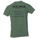 Soldier Definition Military Quote Men's T-shirt