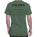 Soldier Definition Military Quote Men's T-shirt