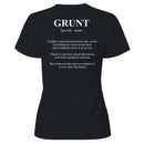Women's T-shirt - Grunt Definition Highly Trained