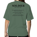 Soldier Definition Funny Military Quote T-shirt