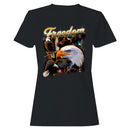 Freedom Bald Eagle American Flag Women's T-shirt