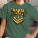 Charlie's Foxtrot Military Chevron Stars Women's T-shirt