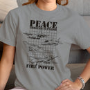 Peace Through Superior Fire Power Women's T-shirt