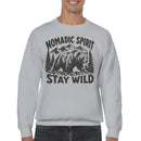 Nomadic Spirit Stay Wild Bear Mountain Sweatshirt