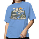 Protect Our Peaks Wildlife Mountain Scene T-shirt