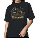 Rooted & Reachin’ Tree Mountain Scene Women's T-shirt