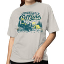 Chronically Offline Camping Bear Women's T-shirt
