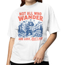 Women's T-shirt - Not All Who Wander Are Lost
