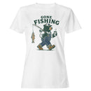 Gone Fishing Bear Coffee Women's T-shirt