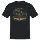 Rooted & Reachin’ Tree Mountain Scene Men's T-shirt