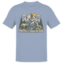 Protect Our Peaks Mountain Scene Men's T-shirt