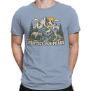 Protect Our Peaks Mountain Scene Men's T-shirt