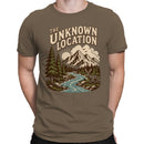 Mountain River Scene Men's T-shirt