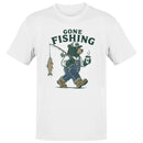 Gone Fishing Bear Coffee Men's T-shirt