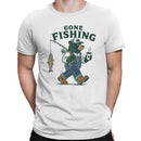Gone Fishing Bear Coffee Men's T-shirt