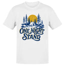 Men's T-shirt - One Night Stand Camping Tent Moon Forest