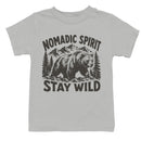 Nomadic Spirit Stay Wild Bear Mountain Youth T-shirt