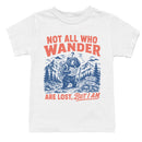 Youth's T-shirt - Not All Who Wander Are Lost
