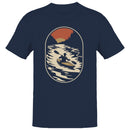 Kayaker Silhouette Sunset Lake Men's T-shirt