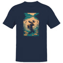 Moose in Mountain Lake Men's T-shirt