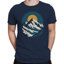 Retro Mountain Sunrise Men's T-shirt