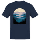 Misty Blue Mountain Landscape Men's T-shirt