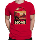 Moab Desert Retro Sunset Men's T-shirt