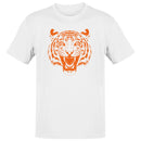 Men's T-shirt with Fierce Roaring Tiger Head