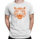 Men's T-shirt with Fierce Roaring Tiger Head
