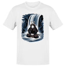 Samurai Meditation Waterfall Men's T-shirt