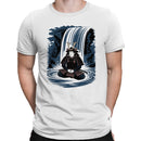 Samurai Meditation Waterfall Men's T-shirt