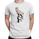 Mountain Goat on Rocky Cliff Men's T-shirt