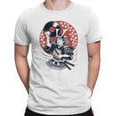 Samurai Vinyl Record with Sakura Men's T-shirt
