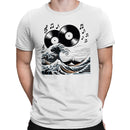 Vinyl Record Wave Music Notes Men's T-shirt