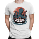 Octopus Chef Takoyaki Illustration Men's T-shirt
