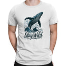 Stay Wild Whale Ocean Wave Men's T-shirt