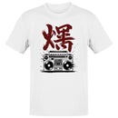 Japanese Explosion Kanji Boombox Men's T-shirt