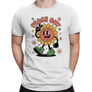 Peace Out Sunflower Cartoon Men's T-shirt