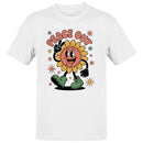 Peace Out Sunflower Cartoon Men's T-shirt