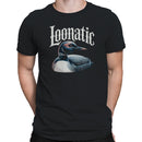 Loonatic Funny Loon Bird Pun Men's T-shirt